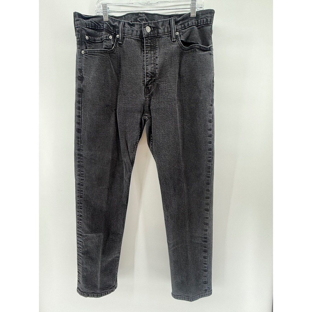 Levi's Men's Straight Jeans — Charcoal Black Wash